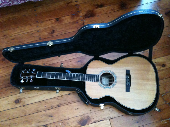 My guitar, a Larrivée OM-09